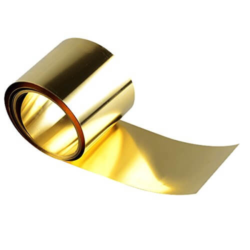 Латунная лента 0.5x300 мм Л63
