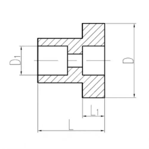 Латунный ниппель 15 мм 556-01.105-4